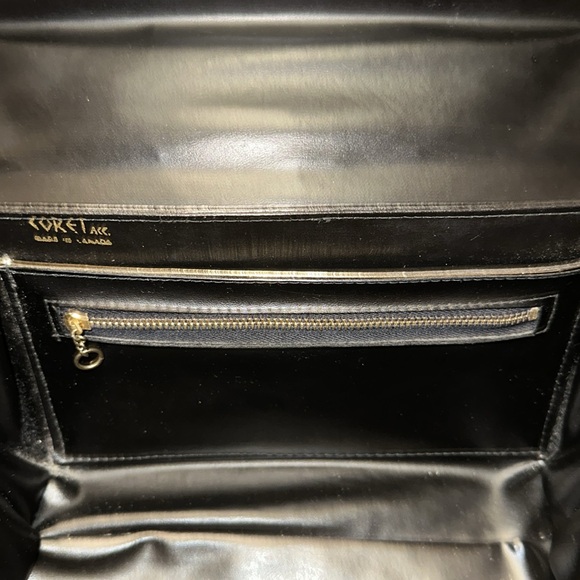 Coret Accessories Little Black Leather Handbag - Picture 14 of 16